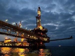 安哥拉海岸外石油钻井平台