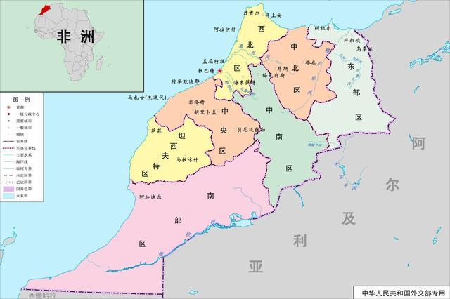 摩洛哥行政区划