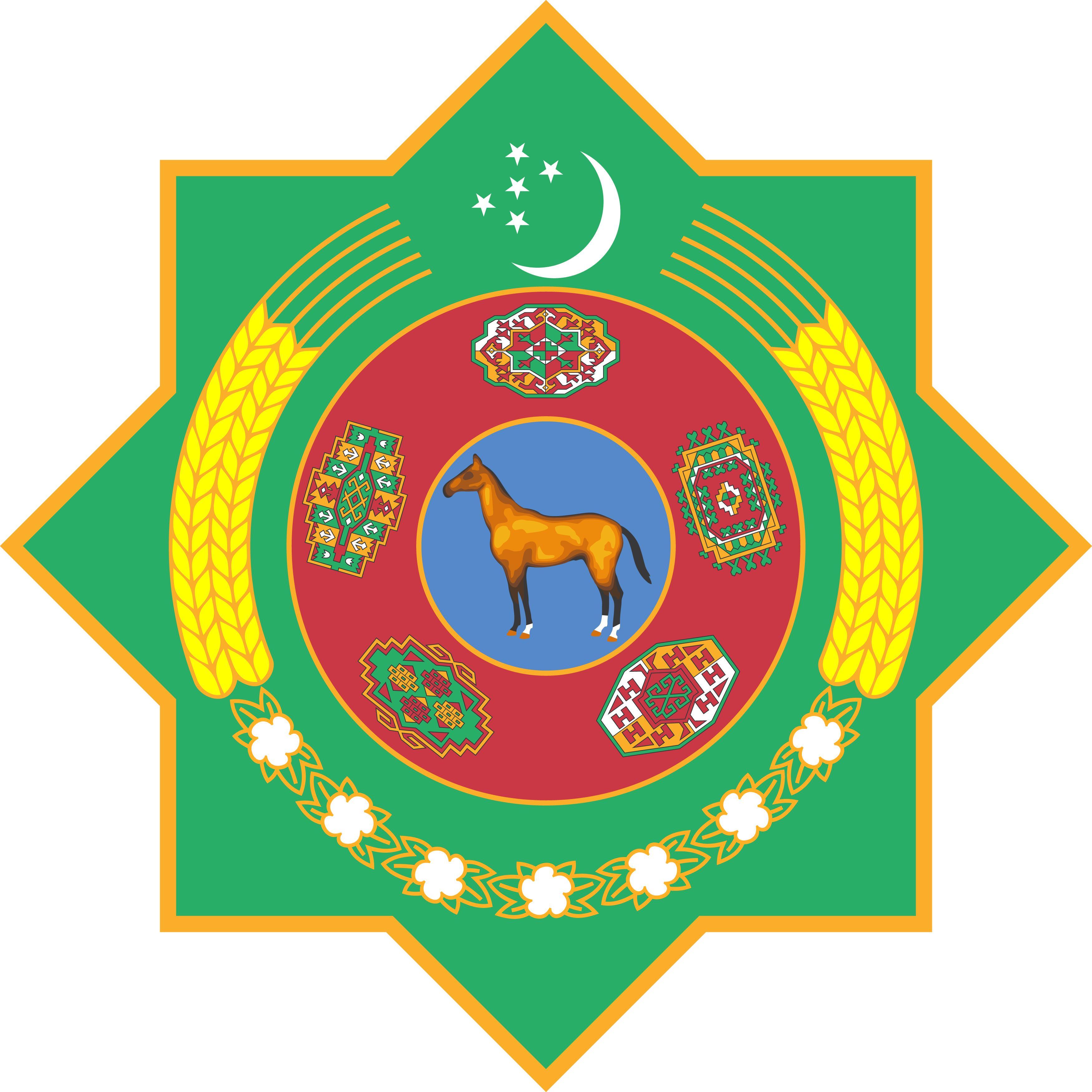 土库曼斯坦国徽