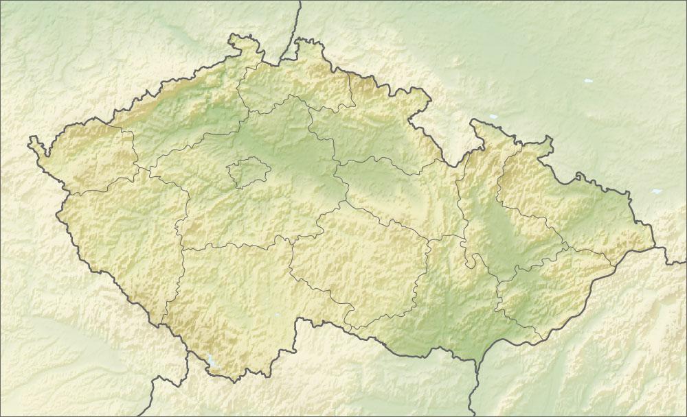 捷克地形图