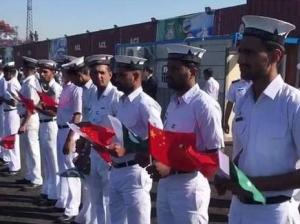 巴基斯坦欢迎中国海军仪式