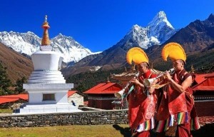 尼泊尔的僧侣