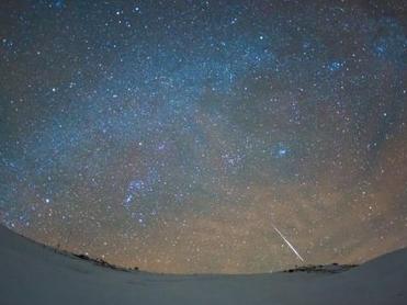 长白山夜空璀璨