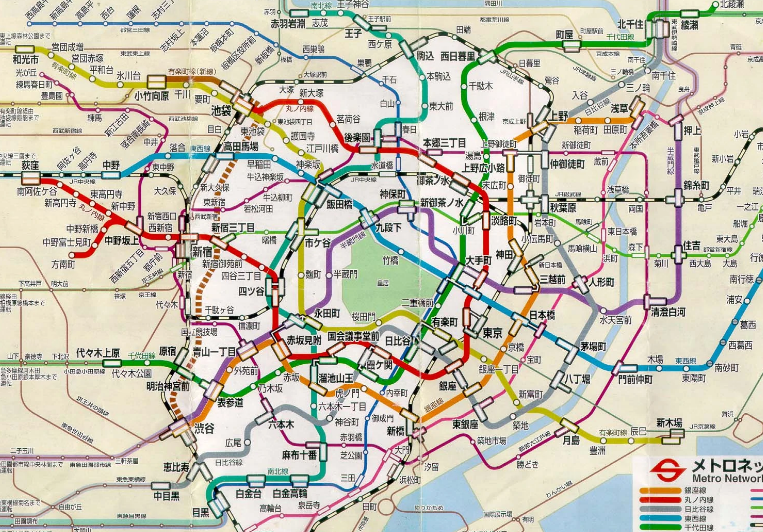 东京地铁图